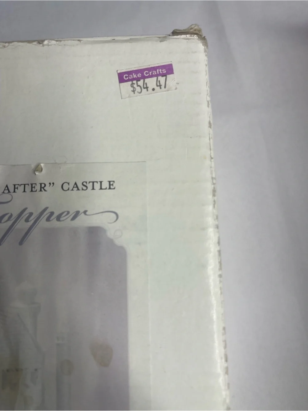 Happily Ever After Castle Cake Topper - wedding star